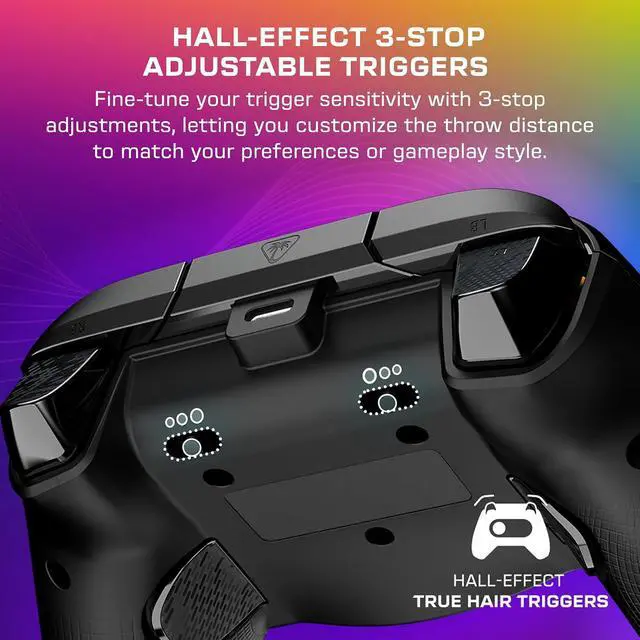 Alt view image 3 of 6 - Turtle Beach Afterglow Wave Wired RGB Gaming Controller for Xbox & PC