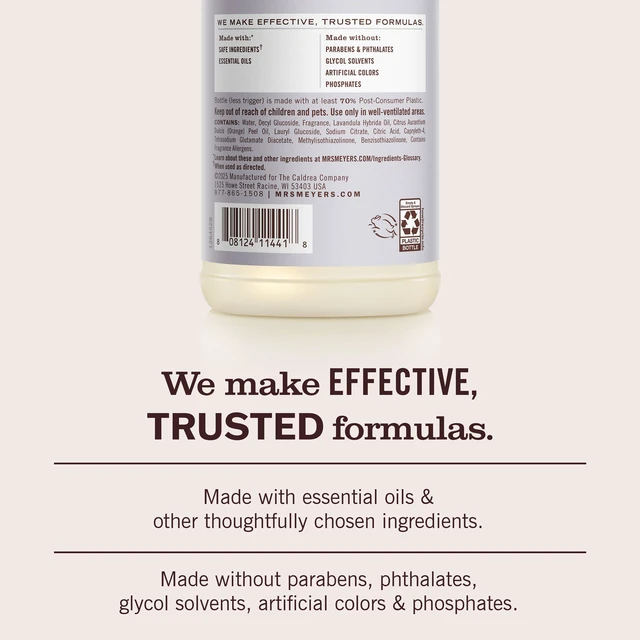 Alt view image 5 of 6 - Mrs. Meyer's Clean Day All-Purpose Cleaner Spray, Lavender, 16fl oz