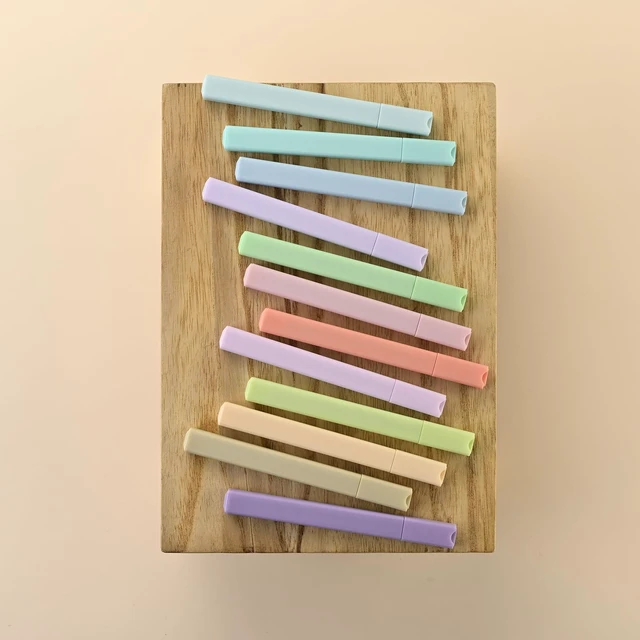 Alt view image 2 of 7 - Konket 12-Pack Pastel Bible Highlighters, No Bleed, Chisel Tip, Aesthetic