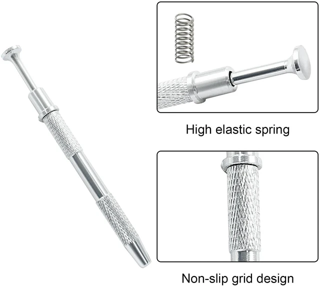 Alt view image 2 of 5 - Hordion 4-Claw Pickup Tool, Stainless Steel, Silver