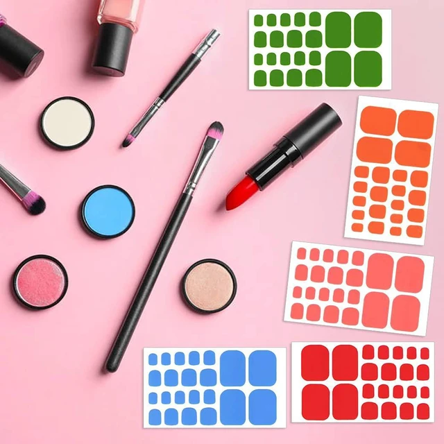 Alt view image 7 of 7 - 352 Pieces 16 Sheets Bright Solid Color Toe Nail Polish Strips Self-Adhesive Nail Art Decals with Nail File for Women and Girls