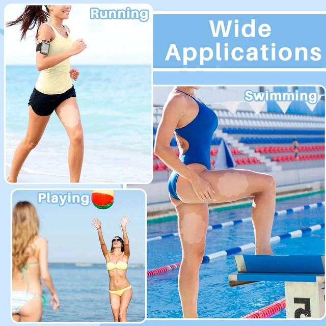 Alt view image 4 of 6 - Timgle 30 Pcs Thigh Lift Tape Invisible Anti-Friction Lifting Patch for Sagging Skin Cellulite Transparent Anti-Chafing Lifting & Firming for Legs Daily Use