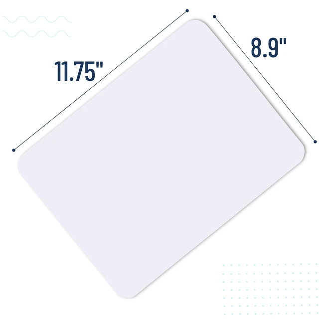 Alt view image 5 of 6 - Mr. Pen Small Dry Erase Lapboard, 9x12 Inches, 3 Markers