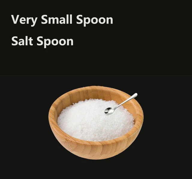 Alt view image 7 of 7 - 4PCS Tiny Stainless Steel Spoons 2.87" for Spice Jars, Salt, Sugar, Pepper, Honey, Silver