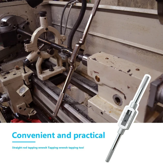 Alt view image 2 of 7 - Piutouyar M3-M12 Adjustable Tap Wrench Handle 1/16"-1/2"