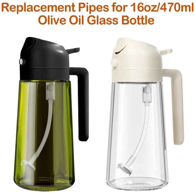 Alt view image 3 of 3 - YARRAMATE 4Pcs Spray Straw Replacement for 16oz/470ml Olive Oil Glass Dispenser Bottle, 4.72in/12cm Replacement Spray Tube Set