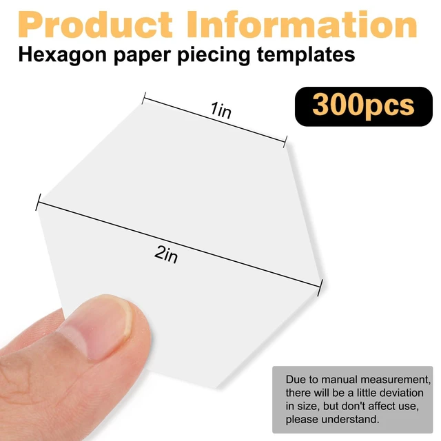 Alt view image 6 of 6 - 300Count 1Inch Quilting Stencils Templates Sewing Pattern Paper