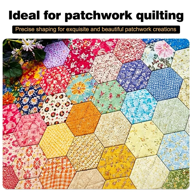 Alt view image 3 of 6 - 300Count 1Inch Quilting Stencils Templates Sewing Pattern Paper