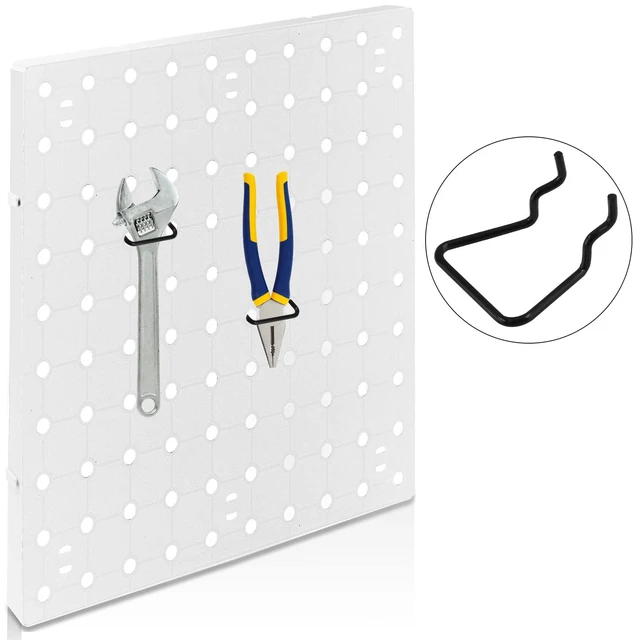 Alt view image 7 of 7 - Waziaqoc 16PCS Pegboard Plier Holders, Black