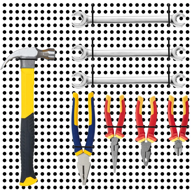 Alt view image 6 of 7 - Waziaqoc 16PCS Pegboard Plier Holders, Black