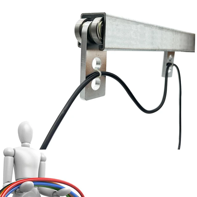 Alt view image 2 of 4 - 2-Wheel Trolley Assembly Rollers (2 PCS)