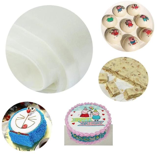 Alt view image 3 of 5 - Edible Rice and Wafer Paper Rectangle 50 Count 9x12.6Inches for Candy Packaging or Food Decoration