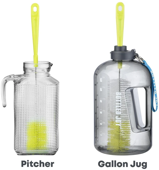 Alt view image 5 of 7 - ALINK 16 Inch Long Bottle Brush Cleaner for Washing Wine, Beer, Sport Well, Thermos, Glass, Hummingbird Feeder, and Long Narrow Neck Sport Bottles