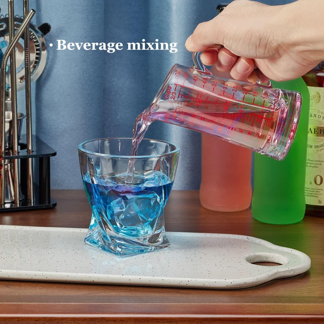 Alt view image 3 of 6 - Ackers Glass Measuring Cup 5Oz/150ml with V-Spout, Insulated Handle