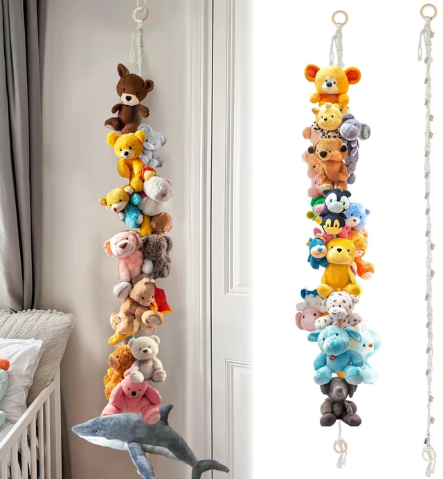 Main image of RAINFLOW Cotton Hanging Storage Chain - Display Holder for Stuffed Animals