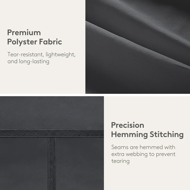Alt view image 4 of 6 - Lifewit Laundry Bag Backpack Travel 90L Gray