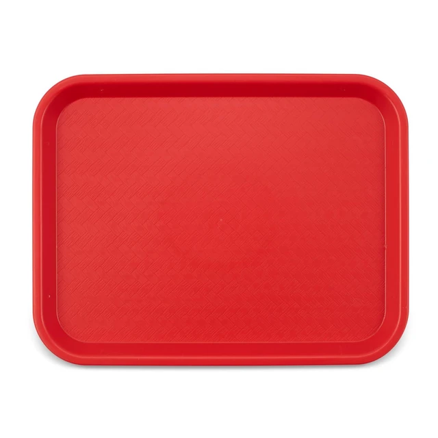 Alt view image 6 of 6 - Carlisle Cafe Fast Food Tray, 14 x 18, Red, 1 Count