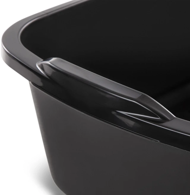 Alt view image 2 of 6 - Sterilite 18 Qt. Multi-Purpose Plastic Dishpan, Wash Tub for Kitchen Sink, Black