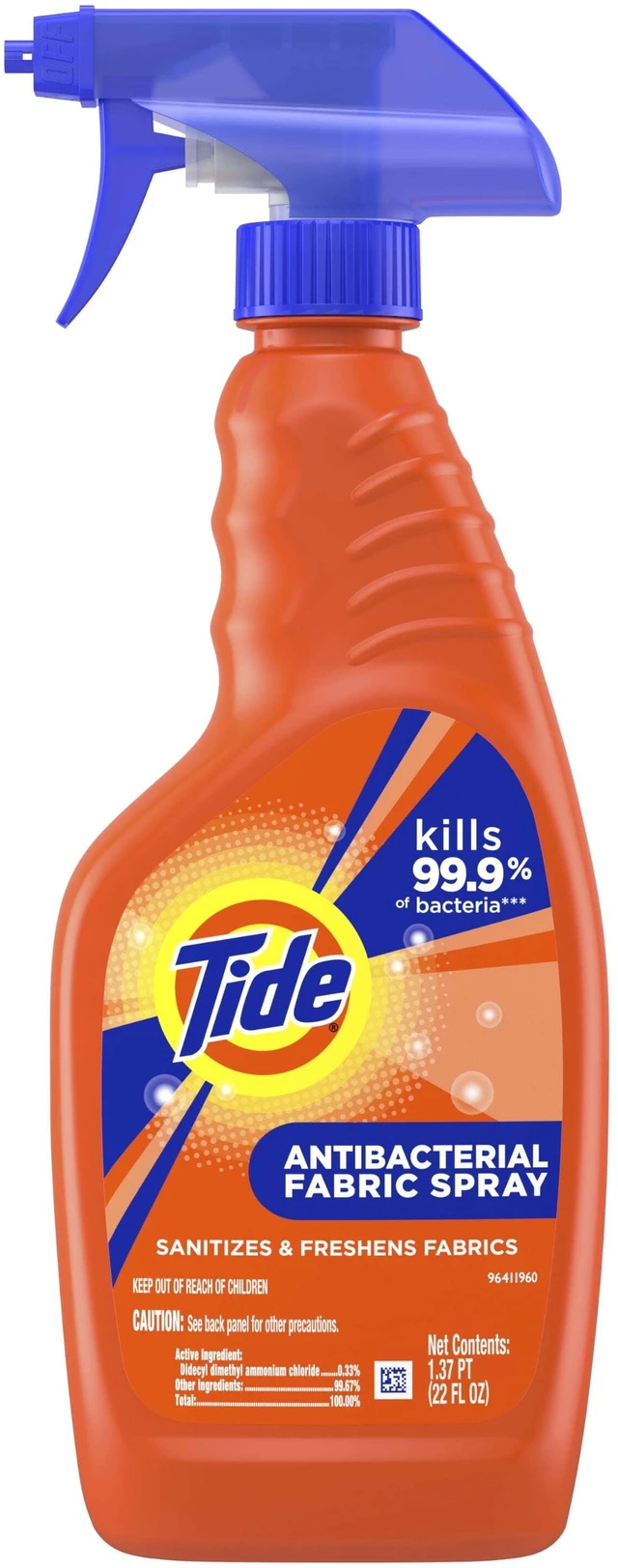 Main image of Tide Antibacterial Fabric Spray Original Scent 22fl oz