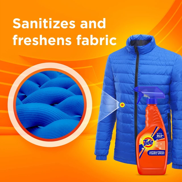 Alt view image 2 of 6 - Tide Antibacterial Fabric Spray Original Scent 22fl oz
