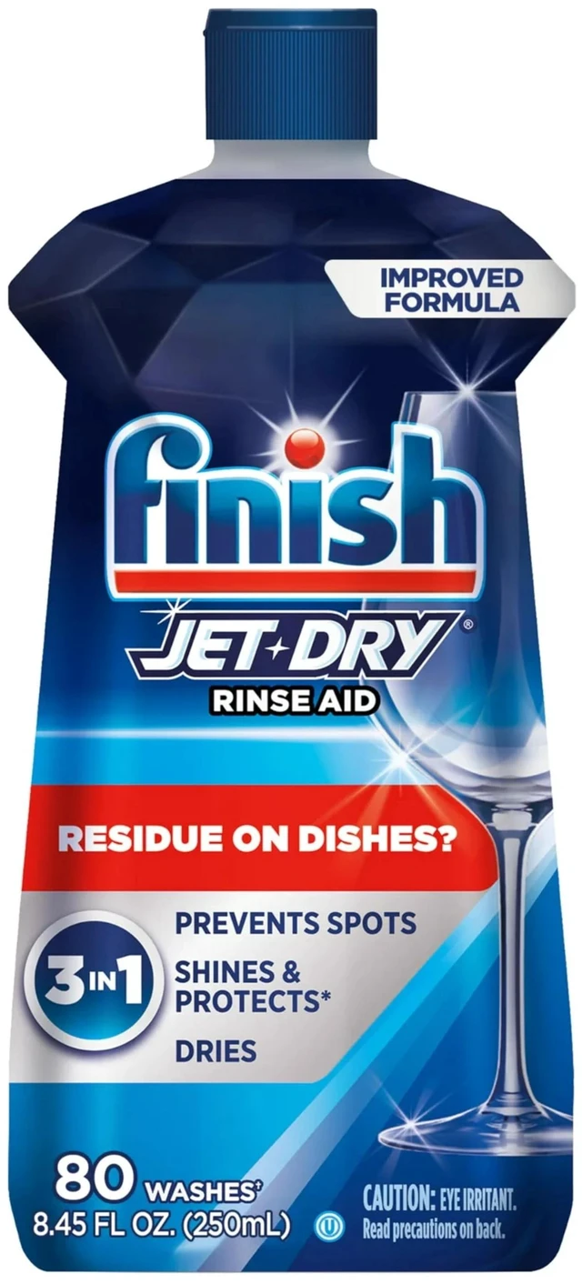 Main image of Finish Jet-Dry Rinse Aid, Dishwasher Rinse Agent and Drying Agent, 8.45 fl oz