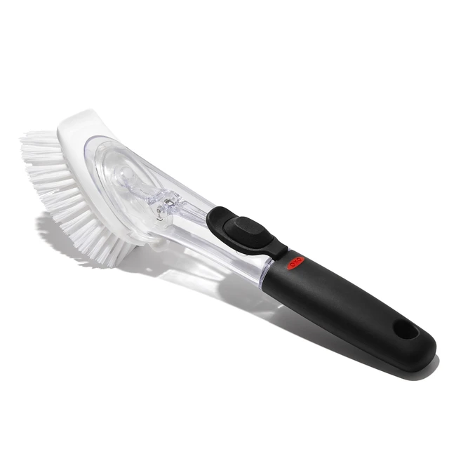 Alt view image 6 of 6 - OXO SoftWorks Lever Soap Dispensing Dish Brush