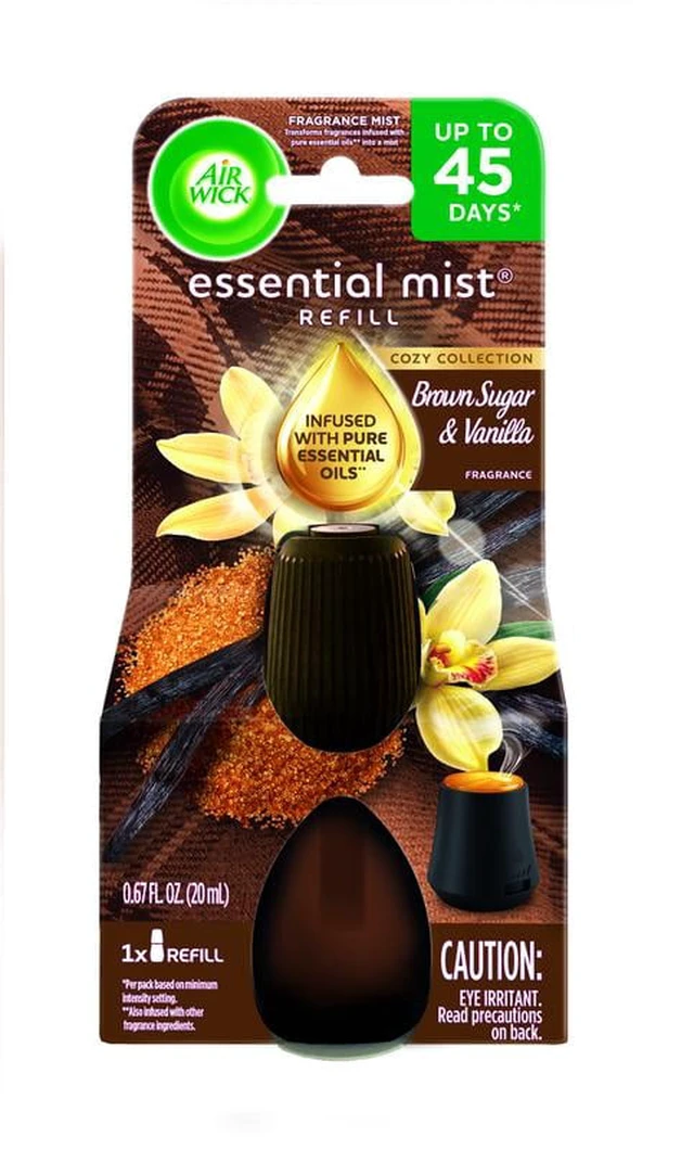 Alt view image 4 of 5 - Air Wick Essential Mist Scented Oil Cordless Diffuser Refill, Brown Sugar and Vanilla, 1 Count
