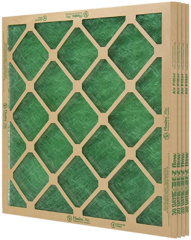 Alt view image 4 of 6 - AAF Flanders 16"x25"x1" Nested Glass MERV 1 Air Filter (4-Pack)