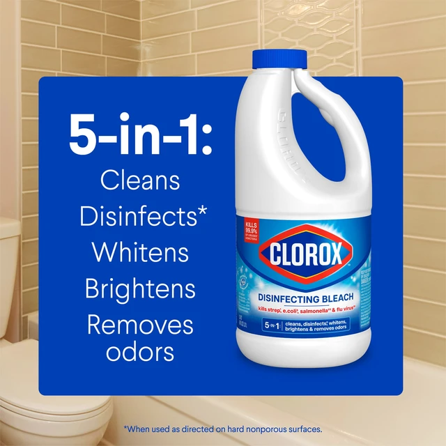 Alt view image 2 of 5 - Clorox Disinfecting Liquid Bleach Cleaner, Regular Scent, 43 fl oz