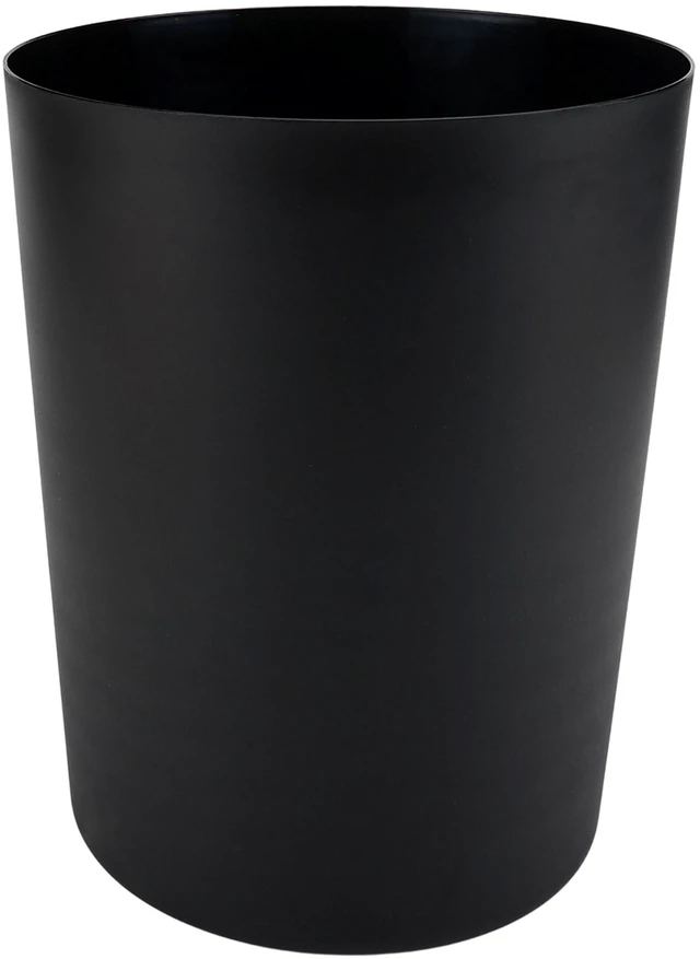 Main image of Mainstays 5 Gallon Plastic Wastebasket, Open Top, Matte Black