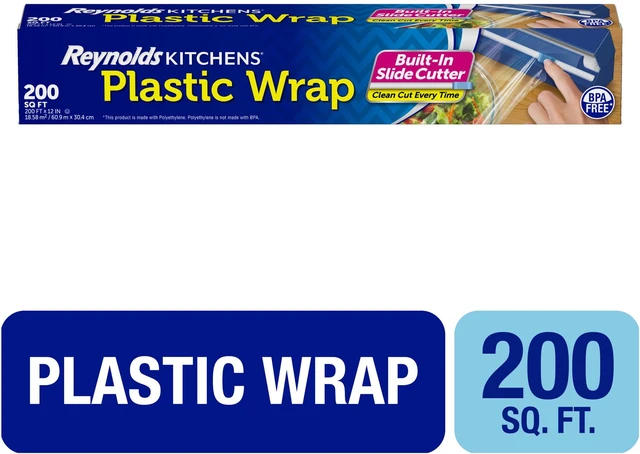 Main image of Reynolds Kitchens Quick Cut Plastic Wrap, 200 Square Feet