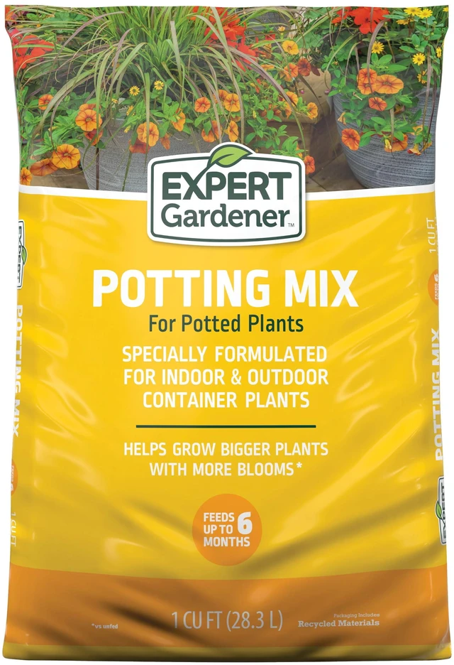 Main image of Expert Gardener 1cu ft Potting Mix for Potted Plants, Indoor and Outdoor Soil