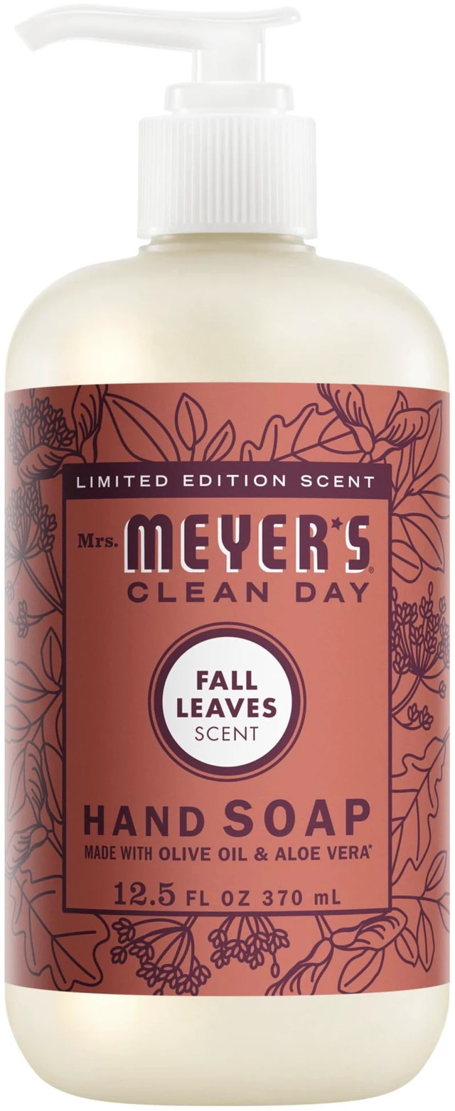 Main image of Mrs. Meyer's Clean Day Hand Soap, Fall Leaves Scent, 12.5 Fl Oz