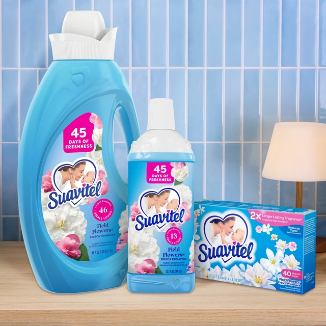 Alt view image 4 of 6 - Suavitel Fabric Conditioner, Liquid Fabric Softener, 105fl oz, 45 Days Freshness, Morning Sun Scent