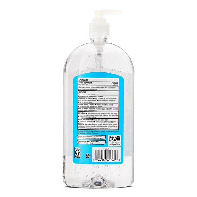 Alt view image 6 of 6 - Equate Advanced Hand Sanitizer with Vitamin E, 32 fl oz