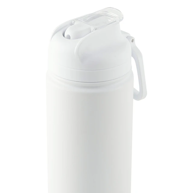 Alt view image 3 of 6 - Mainstays 24oz Stainless Steel Sip Water Bottle, White