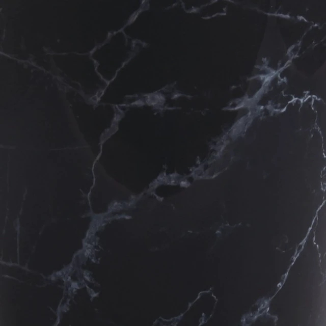 Alt view image 4 of 6 - Mainstays 5 Gallon Plastic Bathroom Trash Can, No Lid, Black Marble