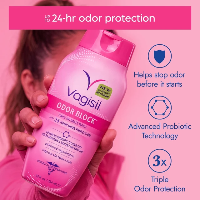 Alt view image 5 of 5 - Vagisil Feminine Wash 12 fl oz, Gynecologist Tested, Hypoallergenic, Odor Block, Intimate Area Hygiene