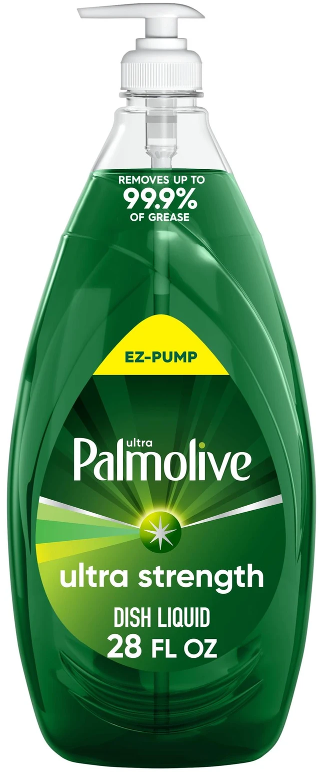 Main image of Palmolive Ultra Strength Grease Cutting Liquid Dish Soap, 28 fl oz EZ-Pump EZ-Clean Bottle