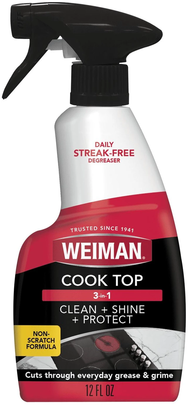 Main image of Weiman Daily Cooktop Cleaner Spray 12fl oz, Streak-Free Shine