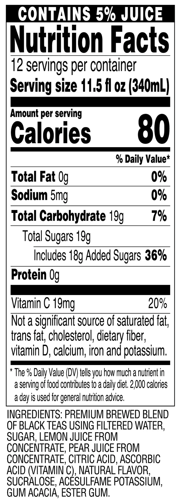Alt view image 2 of 6 - AriZona Arnold Palmer Lite Half & Half Iced Tea Lemonade, 11.5 fl oz (Pack of 12)
