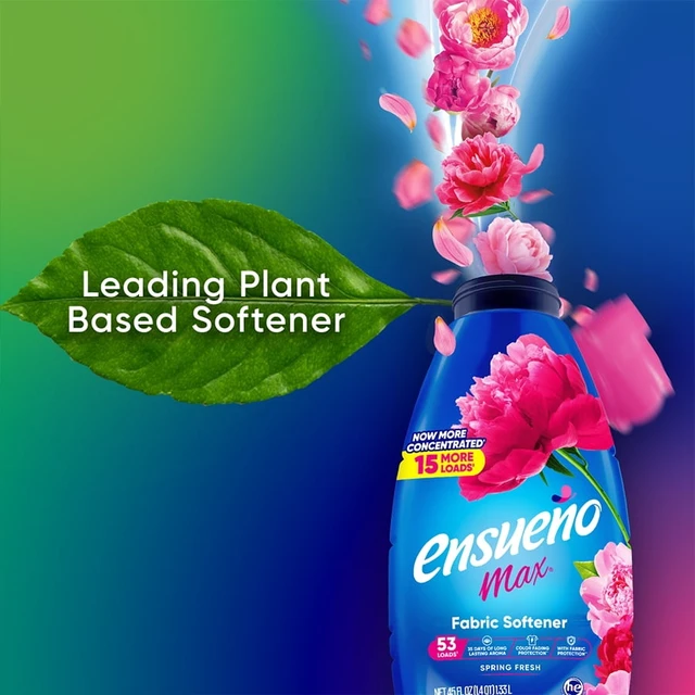 Alt view image 4 of 7 - Ensueo Max Liquid Fabric Softener, Spring Fresh, 45fl.oz., 53 Loads