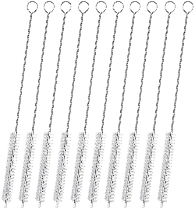 Main image of Stanley Straw Cleaner Brush Set, Extra Long 12inch, Extra Wide 12mm, 10 Pack for 40/30/20oz Mug, Tubes, Water Cup
