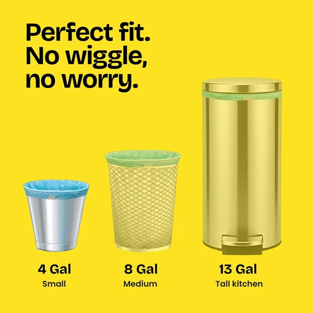 Alt view image 5 of 6 - Glad Odorshield Small Drawstring Trash Bags, 4 Gal, Febreze Beachside Breeze, 34 Ct, Pack May Vary