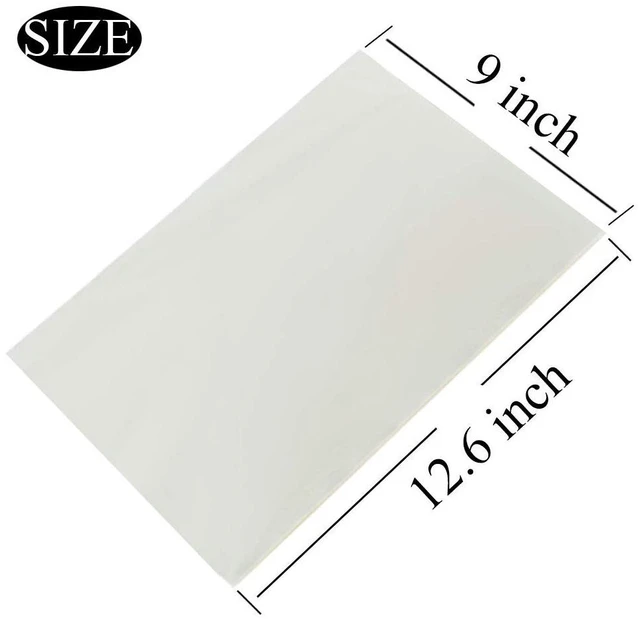 Alt view image 4 of 5 - 50 Count Edible Rectangle Rice and Wafer Paper, 9x12.6Inches for Candy Packaging or Food Decoration
