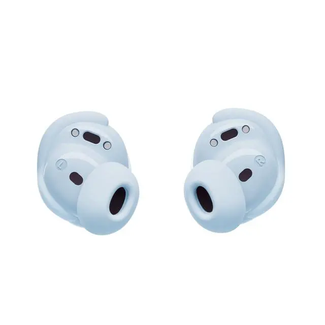 Alt view image 4 of 7 - QuietComfort Earbuds - True Wireless Bluetooth Earbuds with Active Noise Cancellation and Mic, USB-C Charging, IPX4 Rating, Up to 8.5 Hours of Playtime, Ice Blue - Limited Edition Color