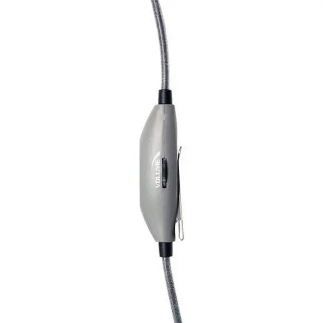 Alt view image 5 of 5 - HA2V SchoolMate On-Ear Stereo Headphones 25-Pack Gray, In-Line Volume Control, Replaceable Foam Cushions, Adjustable Headband, 5 ft Chew-Resistant Dura-Cord, 3.5mm Plug