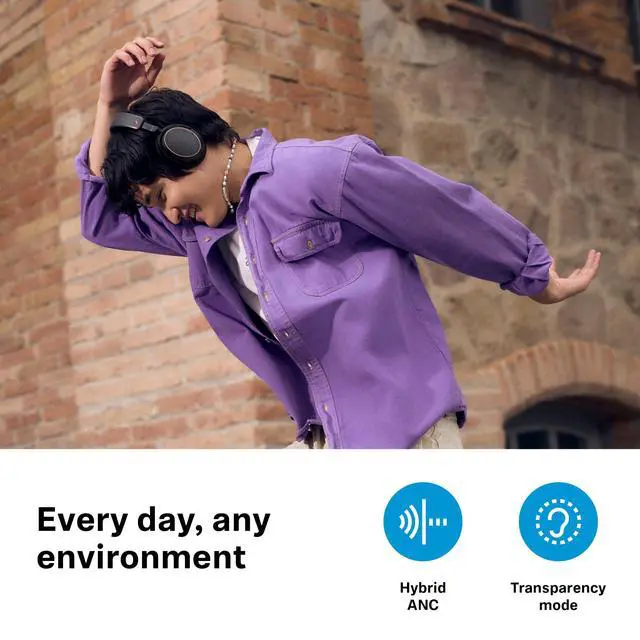 Alt view image 3 of 7 - Sennehiser ACCENTUM Wireless Headphones, ANC, 50 Hr Battery, BTD 600 Dongle