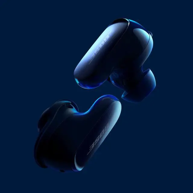 Alt view image 3 of 7 - QuietComfort Ultra Bluetooth Earbuds, Wireless Earbuds with Spatial Audio and World-Class Active Noise Cancellation, Deep Bass, Up to 6 Hours of Playtime, Lunar Blue - Limited Edition Color