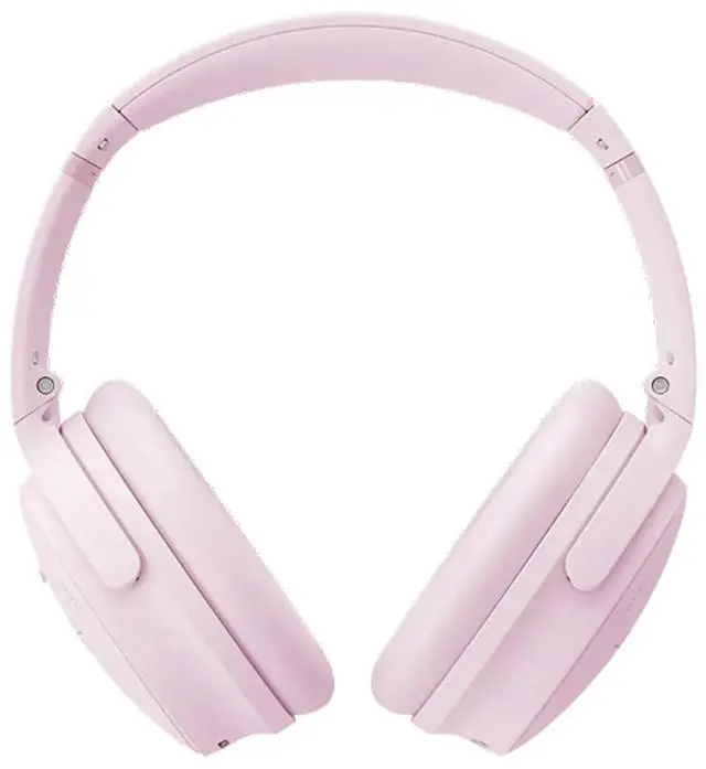 Alt view image 5 of 7 - QuietComfort Wireless Noise Cancelling Over-Ear Headphones, Petal Pink, Bundle with USB-C/-A Wall Charger
